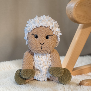 Horgolt bárány -45cm - ünnepi díszek, dekorációk - húsvéti díszek és dekorációk - húsvéti ablakdíszek - Meska.hu