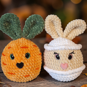 Horgolt répanyuszi - játék & sport - plüssállat & játékfigura - nyuszi - Meska.hu