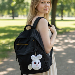 Horgolt amigurumi nyuszi, fehér  - Meska.hu