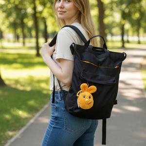 Horgolt amigurumi nyuszi, sárga, Ünnepi díszek, dekorációk, Húsvéti díszek és dekorációk, Húsvéti tojásfadíszek, Horgolás, Kézzel horgolt plüss nyuszi – 15 cm
Aranyos, puha tapintású, kézzel horgolt plüss nyuszi. Minden da..., MESKA