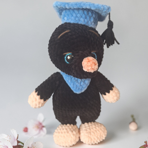 Horgolt ballagó vakond , Játék & Sport, Plüssállat & Játékfigura, Más figura, Horgolás, MESKA