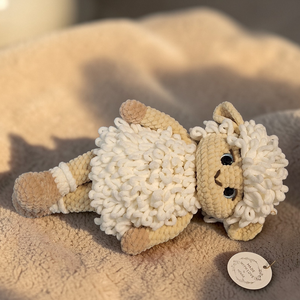 Amigurumi bárány  - játék & sport - plüssállat & játékfigura - plüss bárány - Meska.hu