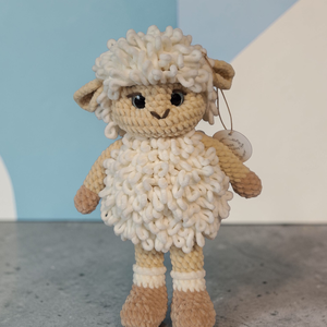 Amigurumi bárány  - játék & sport - plüssállat & játékfigura - plüss bárány - Meska.hu