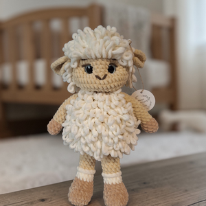 Amigurumi bárány  - játék & sport - plüssállat & játékfigura - plüss bárány - Meska.hu