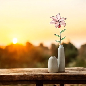 Liliom szál üveg örökvirág - otthon & életmód - dekoráció - virágdísz és tartó - csokor & virágdísz - Meska.hu