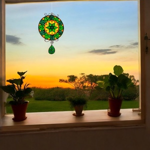 Életöröm Mandala - Vonzd be a boldogságot  - otthon & életmód - dekoráció - spiritualitás - mandala - Meska.hu
