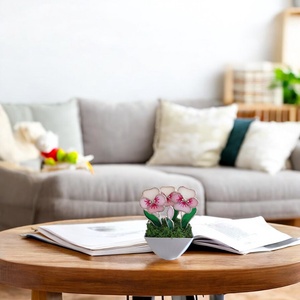 Üveg árvácska - Születésnapi virág ajándék - otthon & életmód - virágdekoráció - virágdíszek - virágdísz kaspóban - Meska.hu