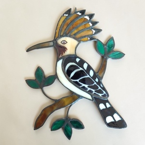 Búbos banka - Üveg függődísz madár imádóknak - Meska.hu