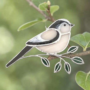 Őszapó üveg madár függődísz - Meska.hu