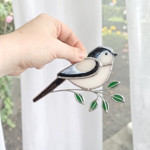 Őszapó üveg madár függődísz - otthon & életmód - dekoráció - fali és függő dekoráció - függődísz - Meska.hu