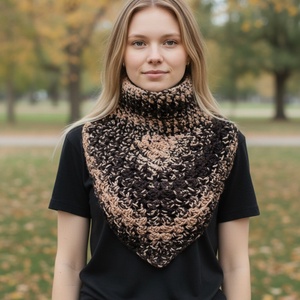 Horgolt nyakmelegítő - ruha & divat - sál, sapka, kendő - sál - Meska.hu