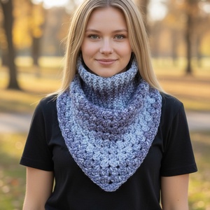 Horgolt nyakmelegítő - Meska.hu