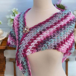 Horgolt  kendő - Meska.hu