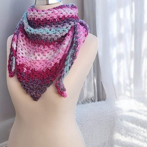 Horgolt  kendő - ruha & divat - sál, sapka, kendő - sapka - Meska.hu