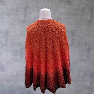 Horgolt vállkendő - ruha & divat - sál, sapka, kendő - stóla - Meska.hu