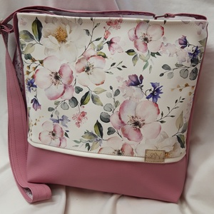 Textilbőr táska-oldaltáska - Meska.hu