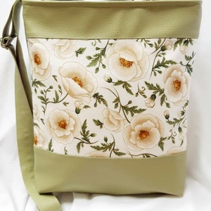 Textilbőr oldaltáska - Meska.hu