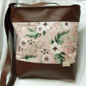 Textilbőr oldaltáska - Meska.hu