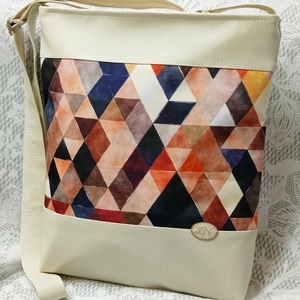 Textilbőr oldaltáska - Meska.hu