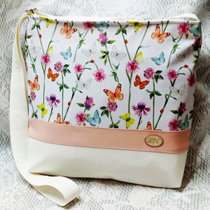 Textilbőr oldaltáska - Meska.hu