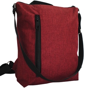 Víz- és kopásálló variálható piros táska , Táska & Tok, Kézitáska & válltáska, Vállon átvethető táska, Varrás, MESKA