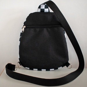 Kockás crossbody táska - táska & tok - kézitáska & válltáska - vállon átvethető táska - Meska.hu