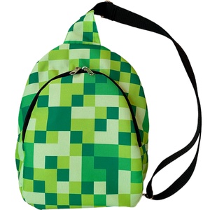 Kockás zöld crossbody táska - Meska.hu