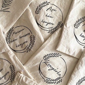 Saját szöveges, feliratos kenyeres zsák - táska & tok - bevásárlás & shopper táska - kenyeres zsák - Meska.hu