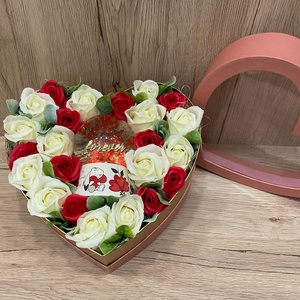 Szappanrózsás NICI szerelmes hógömb box - Meska.hu
