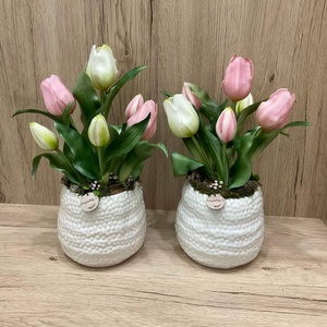 Élethű tulipános dekor - otthon & életmód - dekoráció - asztal és polc dekoráció - asztaldísz - Meska.hu