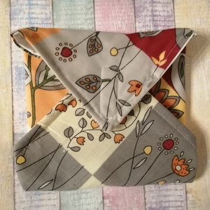 Virág-levél mintás textil szalvéta - otthon & életmód - konyhafelszerelés, tálalás - Meska.hu