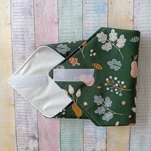 Gyümölcs/levél mintás újraszalvéta/ textil szalvéta - otthon & életmód - konyhafelszerelés, tálalás - konyhai textil - szalvéta - Meska.hu