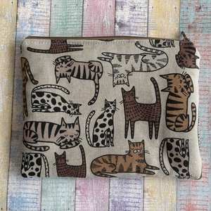 Cicás mintás neszesszer/tolltartó, Táska & Tok, Neszesszer, Varrás, MESKA