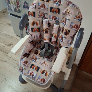 Touragoo  mappy etetőszékhuzat pamutvászon  anyagból  KÉSZLETEN  - otthon & életmód - babaszoba, gyerekszoba - babaszoba, gyerekszoba - Meska.hu