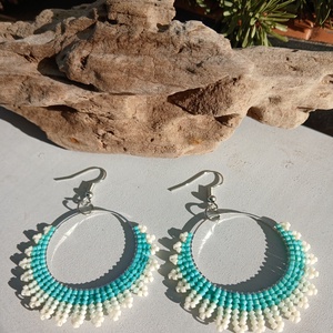 Toscana fülbevaló - ékszer - fülbevaló - karika fülbevaló - Meska.hu