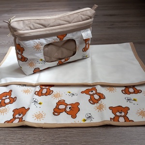 Pelenkázó szett (neszesszer +alátét), Baba - mama, Pelenkázó, babafürdető kellékek, Pelenkázó szett, , MESKA
