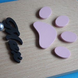 Kutyapóráz tartó fogas Póráz akasztó Kutyás fogas Poráz fogas Tappancsos fogas - otthon & életmód - kisállatoknak - kutyáknak - Meska.hu