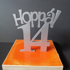 Hoppá 14, 14. születésnapi humoros tortadísz /hűtőmágnes Tortadekoráció Születésnapi tortadísz - otthon & életmód - konyhafelszerelés, tálalás - sütés, főzés - sütidísz - Meska.hu