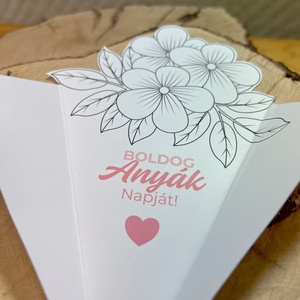 Anyák napi virágcsokor formájú színező - digitális, letölthető - művészet - grafika & illusztráció - digitális - Meska.hu