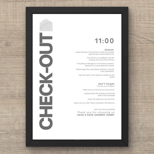 Letölthető - Vendéginfó csomag magyar/angol nyelven (üdvözlő házirenddel, wifi adatok, kicsekkolás infók) -  - művészet - grafika & illusztráció - digitális - Meska.hu