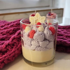 Sweet vanilla and frozen berries - otthon & életmód - gyertya, illat, aroma - gyertya - Meska.hu