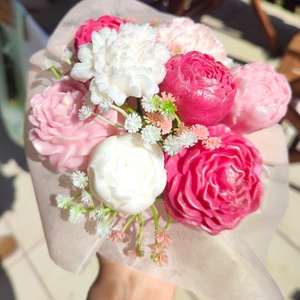 Bazsarózsa csokor - otthon & életmód - gyertya, illat, aroma - gyertya - Meska.hu