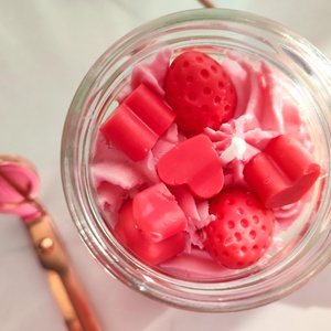 Eper shake - otthon & életmód - gyertya, illat, aroma - gyertya - Meska.hu