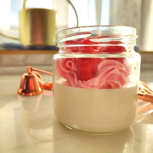 Eper shake - otthon & életmód - gyertya, illat, aroma - gyertya - Meska.hu