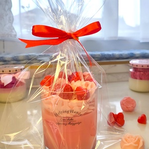 Eper shake - otthon & életmód - gyertya, illat, aroma - gyertya - Meska.hu