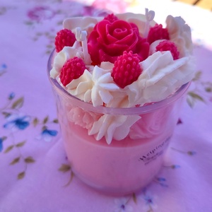Raspberry Rose - otthon & életmód - gyertya, illat, aroma - gyertya - Meska.hu