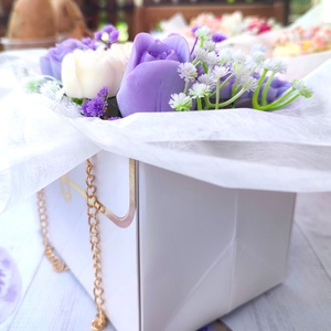 Lilac box - otthon & életmód - gyertya, illat, aroma - gyertya - Meska.hu