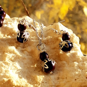 Lila Hercegnő  Hematit ékszerszett a harmónia és nőiesség jegyében - ékszer - ékszerszett - Meska.hu