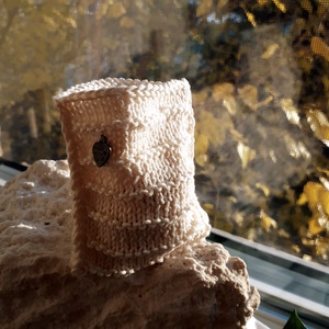 Fényfonat  kézzel kötött-horgolt pamut ékszerzsák - Meska.hu