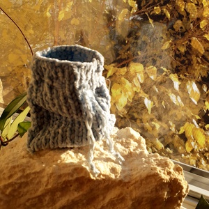 Puha zsenília mala zsák  Hajnalpára (Világoskék) - otthon & életmód - dekoráció - spiritualitás - mala - Meska.hu